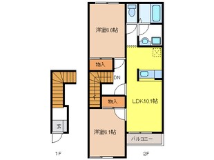 コンフォースの物件間取画像